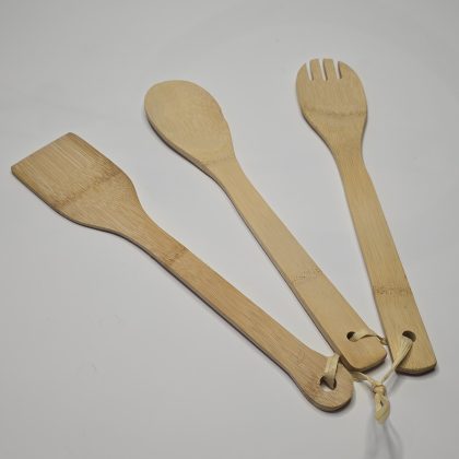 Set bambusových kuchynských nástrojov