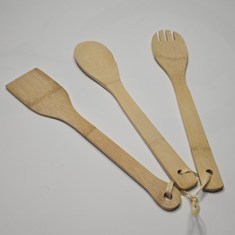 Set bambusových kuchynských nástrojov